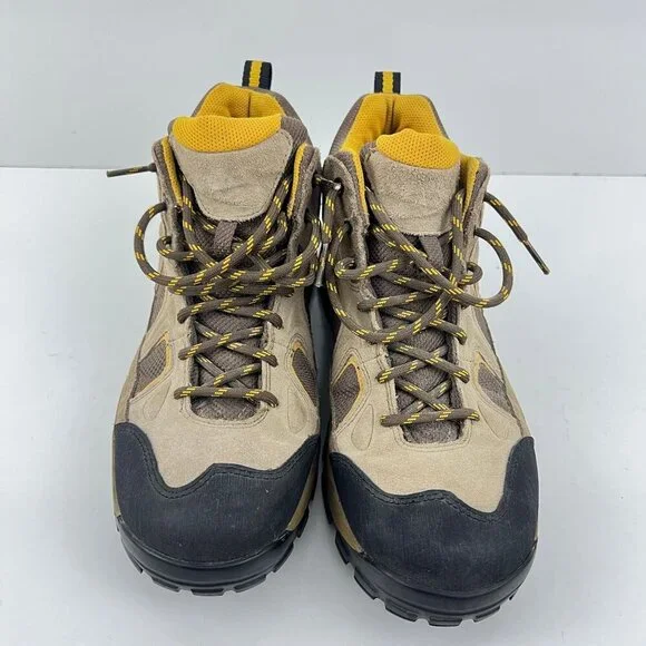 Vasque Women's Hiking Boots Size 9.5 M Brown/Yellow Suede & Mesh Upper Outdoor - Picture 3 of 10